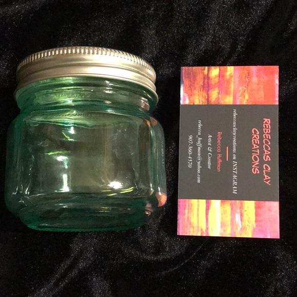 Green Stash Jar - Picture 3 of 4